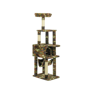 ISHARE丨Cat Tree with Hiding Hole Modern Cat Tower